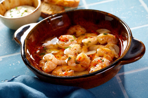 Gambas Pil Pil - Spanska vitlöksräkor med chili