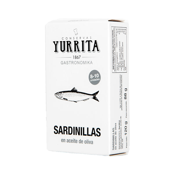 Yurrita Sardiner i olivolja, 3*120g